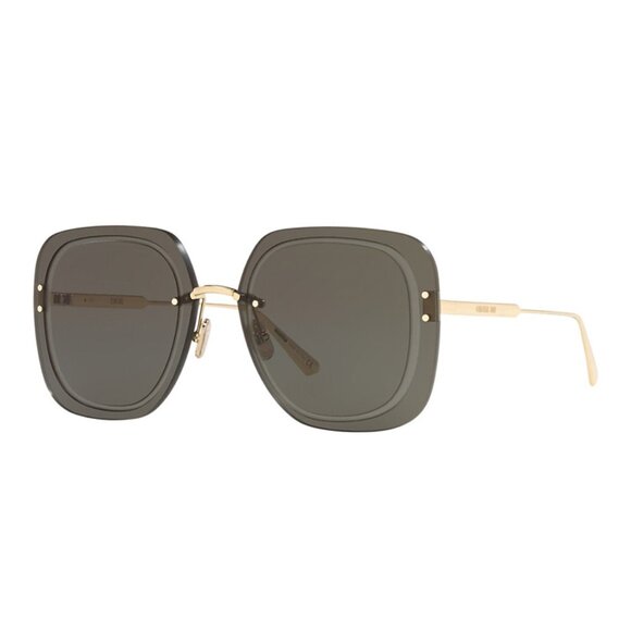 NEW DIOR SUNGLASSES DIOR ULTRADIOR SU B0A0 GOLD SMOKE EYEWEAR - Picture 1 of 4